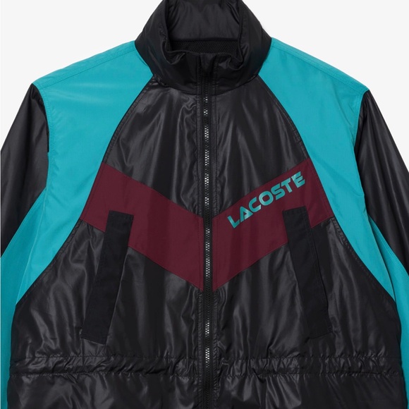 Lacoste Women's Adjustable Waist Colorblock Jacket - Picture 2 of 11